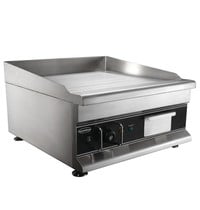 CombiSteel Bakplaat/Grillplaat | Elektrisch | Glad verchroomd | 3kW | 500x520x310(h)mm