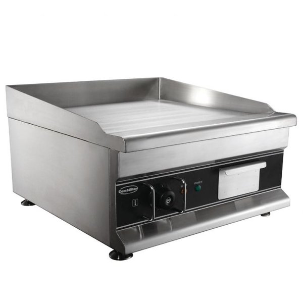 Bakplaat/Grillplaat | Elektrisch | Glad verchroomd | 3kW | 500x520x310(h)mm