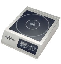 CombiSteel Inductie kookplaat | 0,5-3,5 kW/h | 120/280 Ømm plaat + digitale bediening | 340x440x117(h)mm |