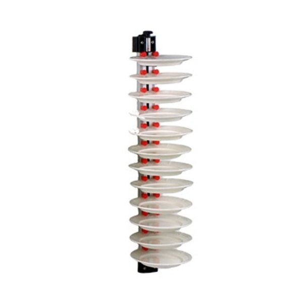 Bordenrek wandmodel | Geschikt voor 9 borden | 70(b)x800(h)mm