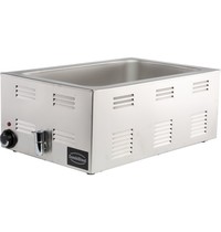 CombiSteel Bain Marie | Elektrisch | 1x 1/1 GN 150 mm | 1.2kW | Met Aftapkraan | 538x336x243(h)mm