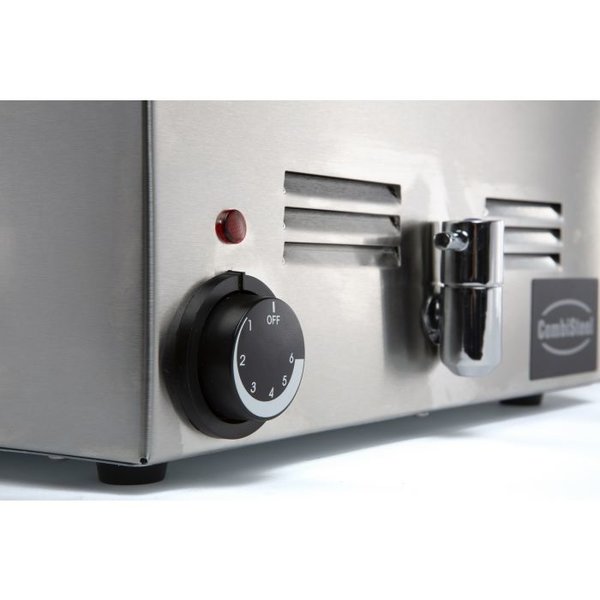 Bain Marie | Elektrisch | 1x 1/1 GN 150 mm | 1.2kW | Met Aftapkraan | 538x336x243(h)mm