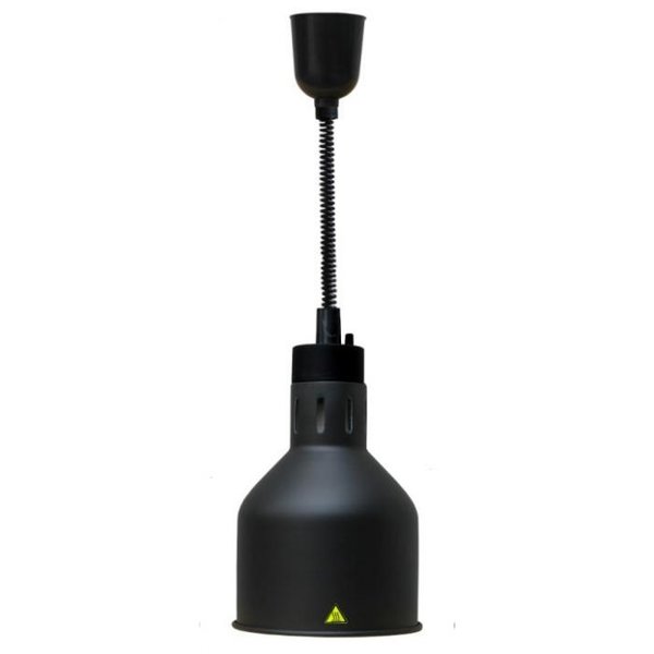 Warmhoudlamp Chefs Heat 01 | Zwart | 250W | Ø175mm | 600-800 (h)mm