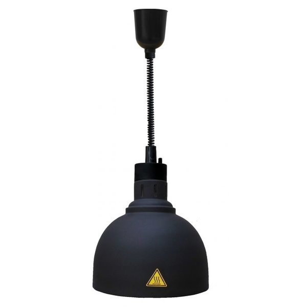 Warmhoudlamp Chefs Heat 04 | Zwart | 250W | Ø240mm | 600-800(h)mm