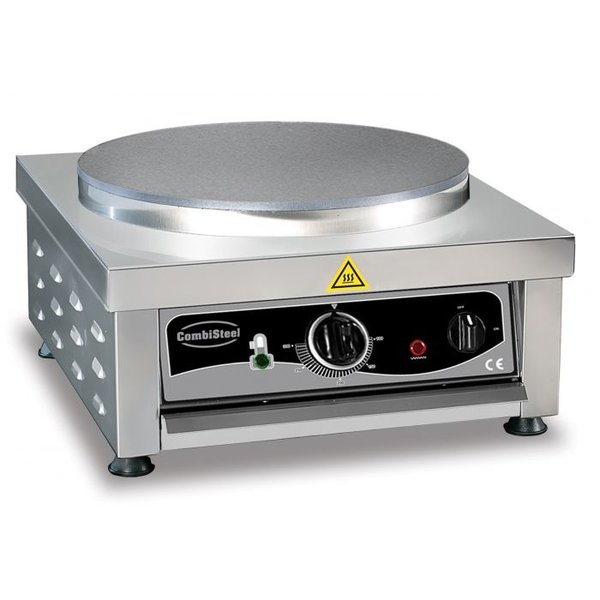 Crêpe maker | 1x Ø400 mm | 3kW | 450x520x245(h)mm