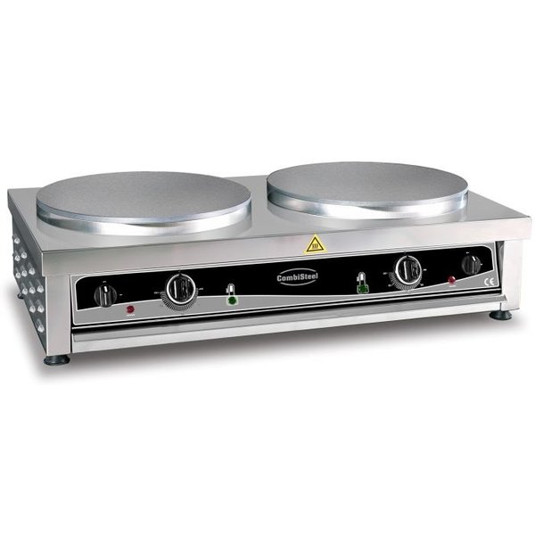 Crêpe maker | 2x Ø400 mm | 2x 3kW | 900x520x245(h)mm