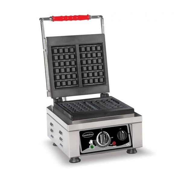 Wafelijzer | Bakplaat 2x 80x160mm | 2.2kW | 300x320x300(h)mm