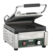 Waring Contactgrill/Panini Grill Gietijzer | Enkel | 2kW/h | 292x394x235(h)mm Waring Contactgrill/Panini Grill Gietijzer | Enkel | 2kW/h | 292x394x235(h)mm