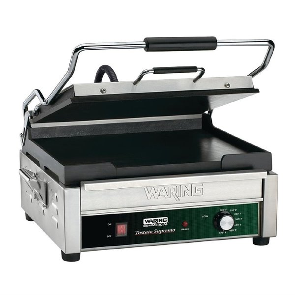 Contactgrill/Paninigrill glad | 2.4kW | 35x35cm bakplaat | 439x561x244(h)mm