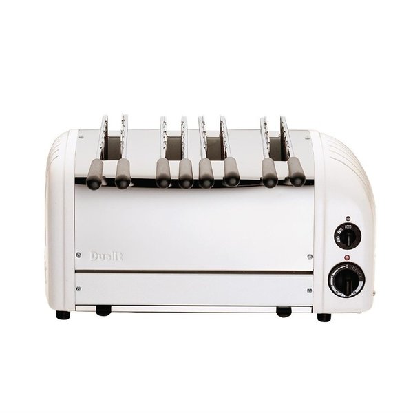 Broodrooster/Tosti-Apparaat | Wit | 41034 | Cap. 4st. | 80 Sneden/u | 230V | 460x210x220(h)mm