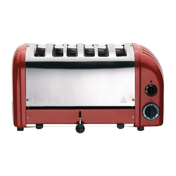 Broodrooster rood 60154 | Cap. 6st. | 195 sneden/h | 230V | 460x210x220(h)mm