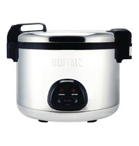 Buffalo Rijstkoker | RVS | 2.85kW | 20L Gekookte Rijst / 9L Droge Rijst | 480x560x415(h)mm 