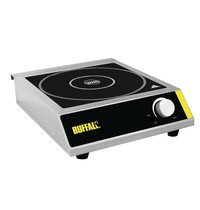 Buffalo Inductie kookplaat | 3kW/h | Met pan detectie | 330x430x100(h)mm