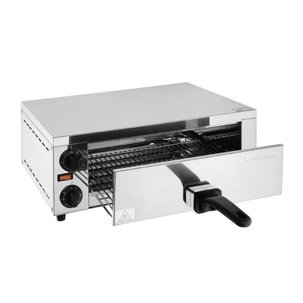 Pizzaoven | Elektrisch | 1x Ø305mm | 1.13kW | 380x468x188(h)mm