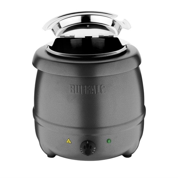 Soepketel grijs 10 liter | 37,5(h)x33(Ø)cm