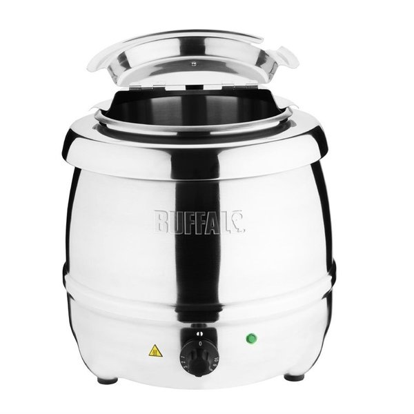 Soepketel RVS 10 liter | 36(h)x34,5(Ø)cm