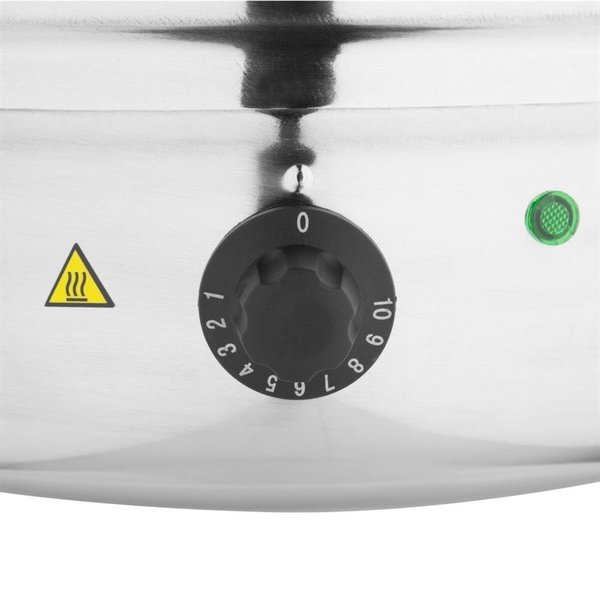 Soepketel RVS 10 liter | 36(h)x34,5(Ø)cm