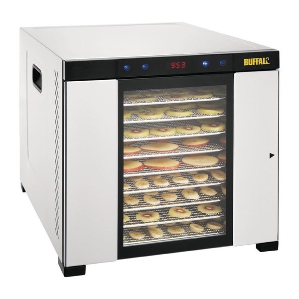 Droogoven | RVS | Incl. 10 RVS-Roosters | 1kW | 430x535x415(h)mm