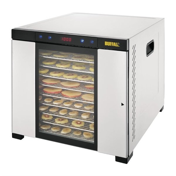 Droogoven | RVS | Incl. 10 RVS-Roosters | 1kW | 430x535x415(h)mm