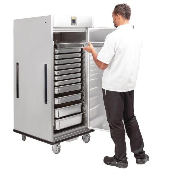 Banketwagen verwarmd | 16x GN 1/2 of 32 x 1/1 GN | 1.4kW | 807x885x1770(h)mm