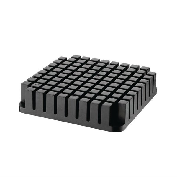 Groentesnijder aluminium & RVS | 9,5 mm mes | 253x253x470(h)mm