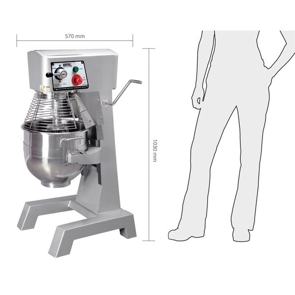 Planetaire Mixer | 29L | 1.5kW | Met Vaste Kom | 540x570x1030(h)mm