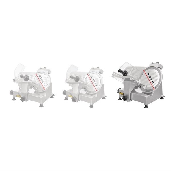 Vleessnijmachine 30cm snijblad | 180W | 500x450x585(h)mm