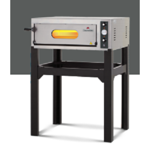Pizzaoven | Elektrisch | INOX | 1x6 Ø30cm | 6.5kW | 890x1065x325(h)mm