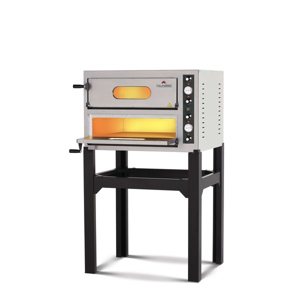 Pizzaoven | Elektrisch | INOX | 6+6 Ø30cm | 13kW | 890x1065x595(h)mm