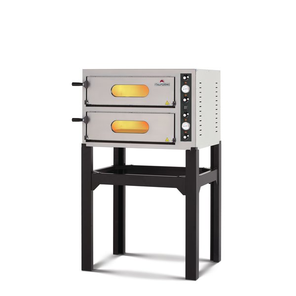 Pizzaoven | Elektrisch | INOX | 6+6 Ø30cm | 13kW | 890x1065x595(h)mm