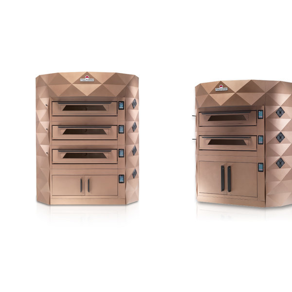 Modulaire Elektrische Pizza, Brood en Gebak Oven | 2 Kamers | 23.3kW | 1900x1900x2100(h)mm