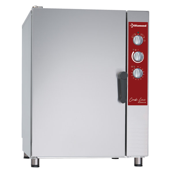 Elektrische oven 'opwarmen en behouden van temperatuur' | 10x GN 1/1 + bevochtiger | 710x770x940(h)mm