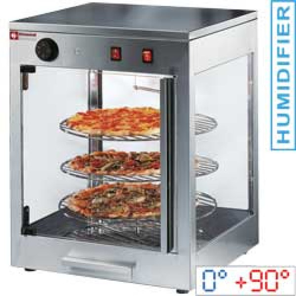 Warmevitrine | Draaiend | 380mm | 0.7kW | 465x430x590(h)mm