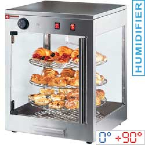 Warmevitrine | Draaiend | 420mm | 0.7kW | 505x470x590(h)mm