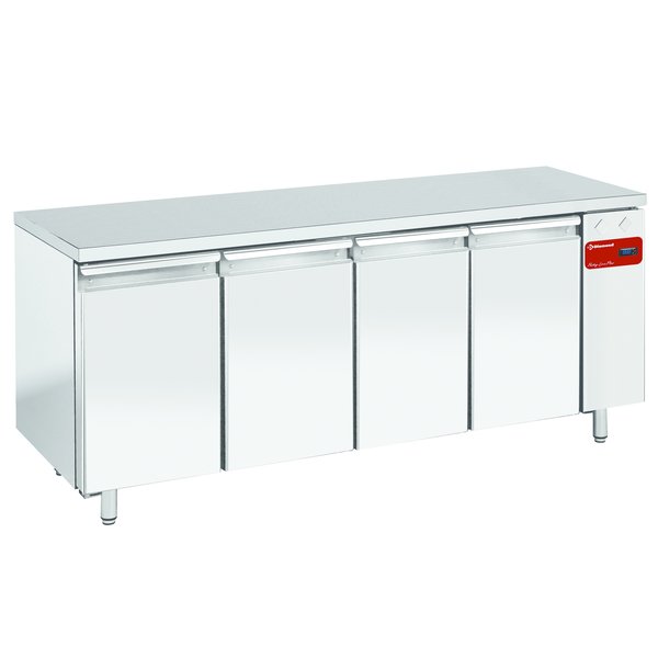 Vrieswerkbank zonder koelgroep | 4 deurs | GN 1/1 | Geventileerd | 2040x700x880/900(h)mm