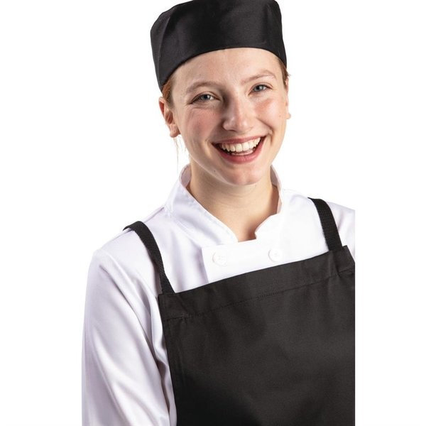 Whites unisex polykatoen skullcap zwart | Polyester/katoen