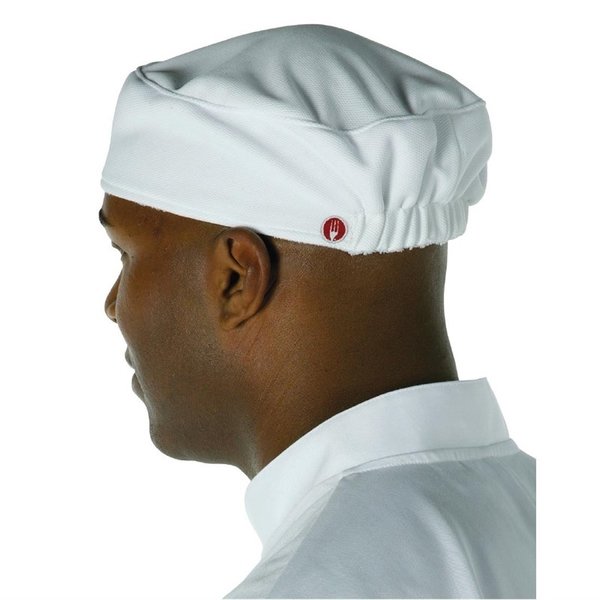 Chef Works Total Vent beanie unisex wit | Polyester/katoen
