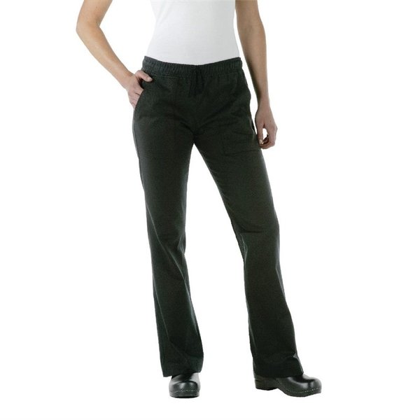 Chef Works Executive dames pantalon zwart | Polyester/katoen