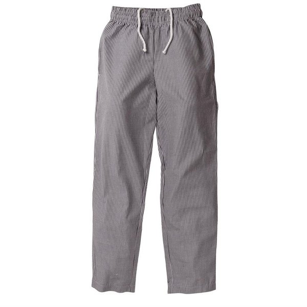 Whites Vegas unisex koksbroek zwart-wit geruit | 65% polyester - 35% katoen