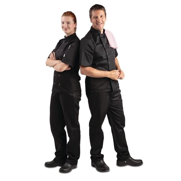 Whites Vegas koksbuis korte mouw zwart | Polyester/katoen