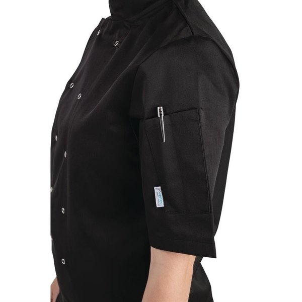 Whites Vegas koksbuis korte mouw zwart | Polyester/katoen