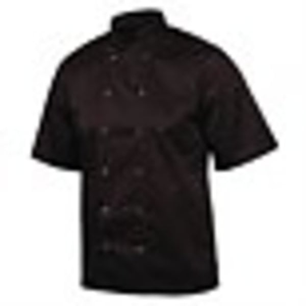 Whites Vegas koksbuis korte mouw zwart | Polyester/katoen