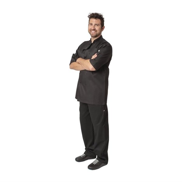 Chef Works Montreal Cool Vent koksbuis zwart | 65% Polyester - 35% katoen