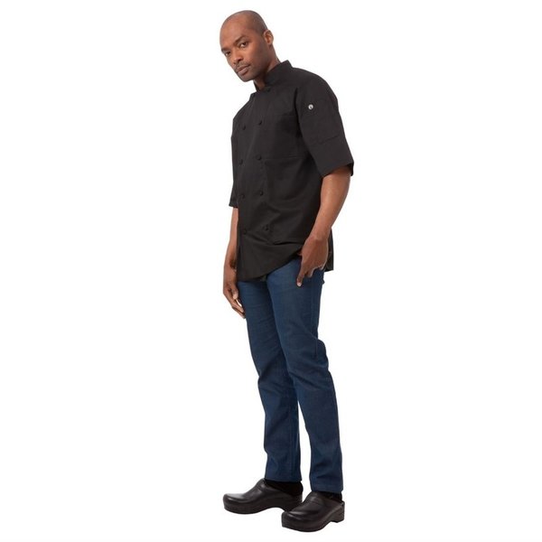 Chef Works Montreal Cool Vent koksbuis zwart | 65% Polyester - 35% katoen