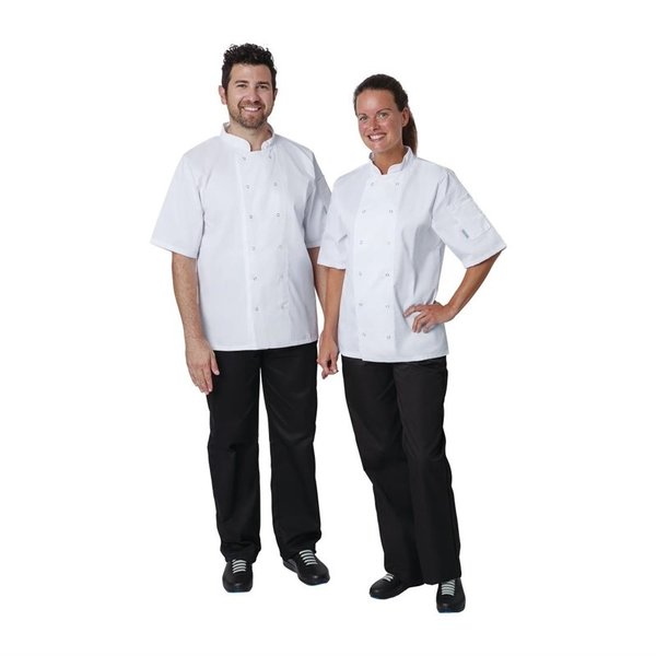 Whites Vegas koksbuis korte mouw wit | Polyester/katoen