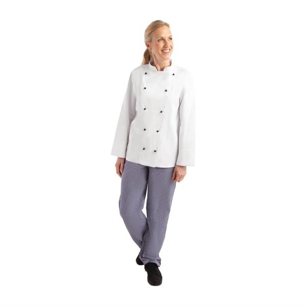 Whites Chicago unisex koksbuis lange mouw wit | 80% Polyester - 20% Katoen