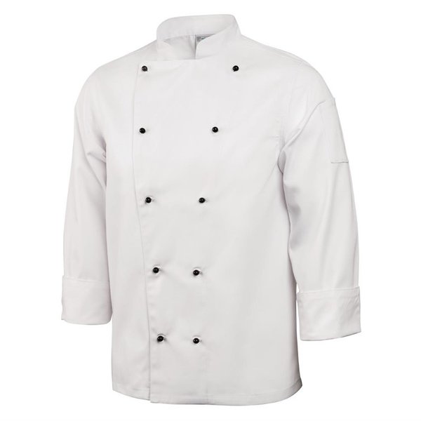 Whites Chicago unisex koksbuis lange mouw wit | 80% Polyester - 20% Katoen