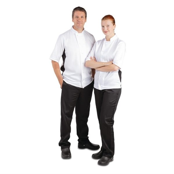 Whites Nevada koksbuis wit met zwart contrast