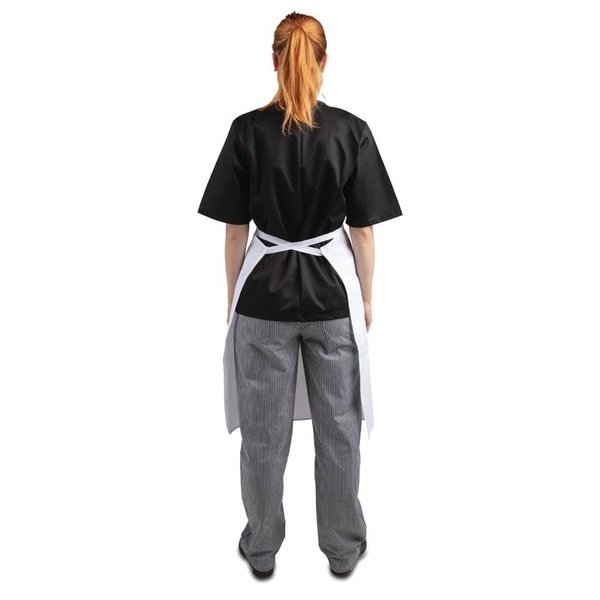 Whites halterschort wit | Polyester/katoen | 965(l)x711(b)mm