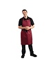 Whites Chefs Clothing Whites halterschort bordeaux | Polyester/katoen  | 965(l)x711(b)mm 